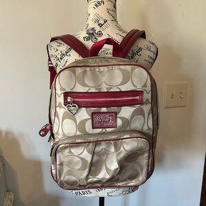 Coach Signature Poppy Y2K Backpack H1260 F20046